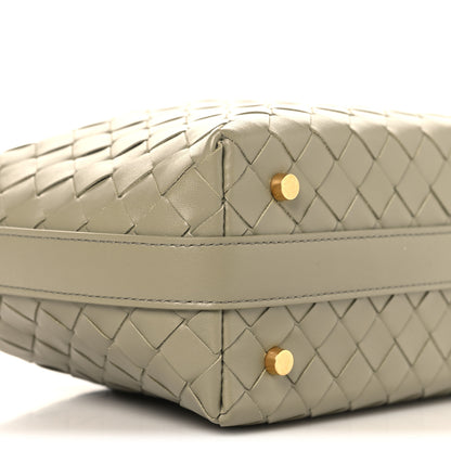 Bottega Veneta Calfskin Nappa Intrecciato Mini Wallace Travertine Travertine 8 of 9