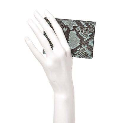 Gucci Python Card Holder Light Blue 2 of 7