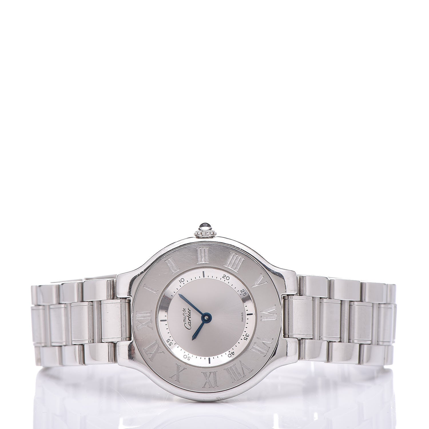Cartier Stainless Steel 31mm Must De 21 Quartz Watch 3 of 9