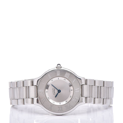 Cartier Stainless Steel 31mm Must De 21 Quartz Watch 3 of 9