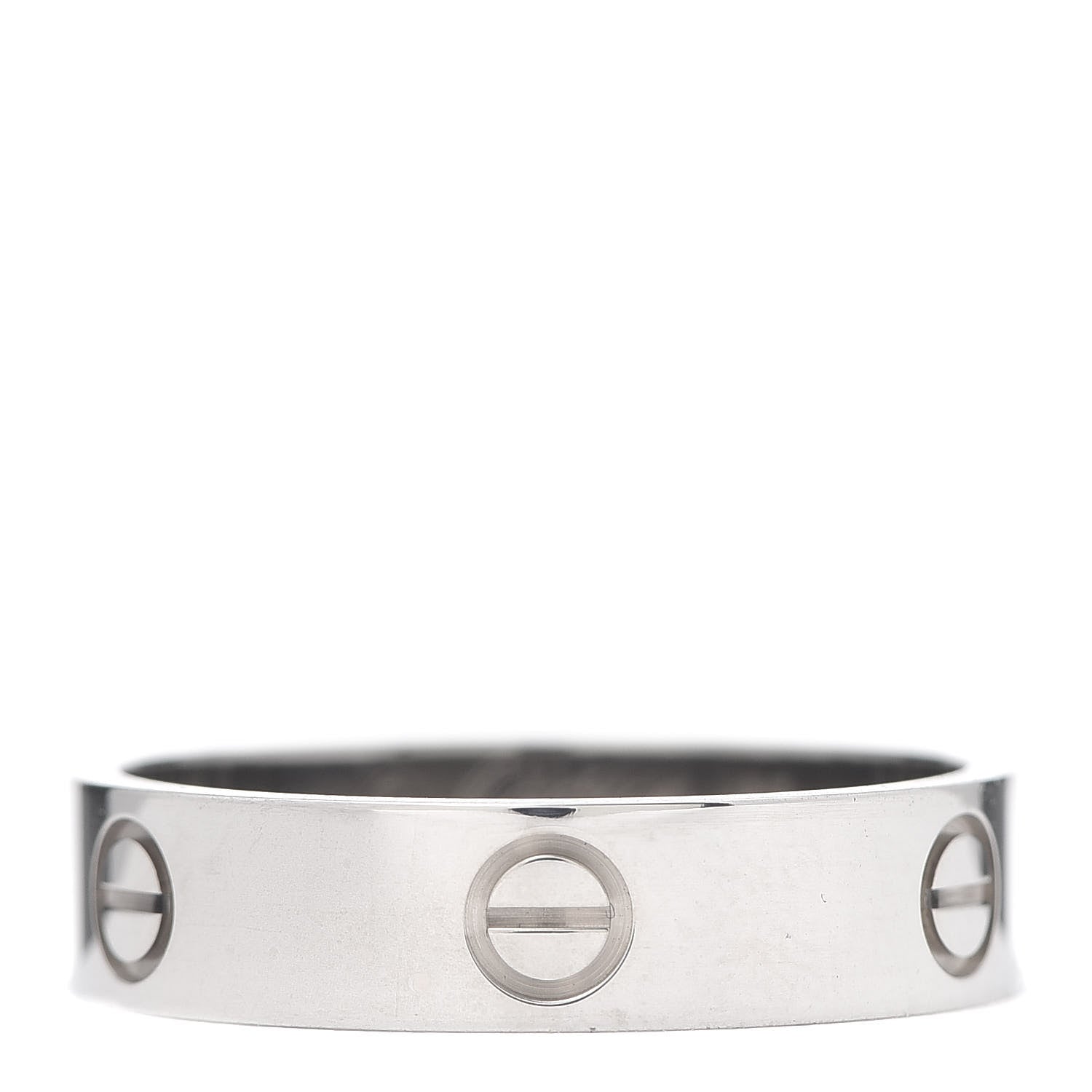 Cartier 18K White Gold 5.5mm LOVE Ring 65 11 1 of 4