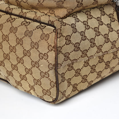 Gucci Monogram Backpack Dark Brown 6 of 21