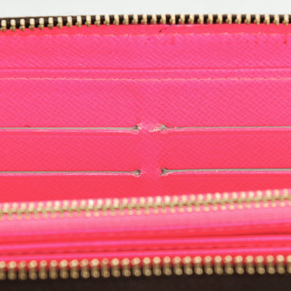 Louis Vuitton Monogram Graffiti Zippy Wallet Fuchsia 7 of 13