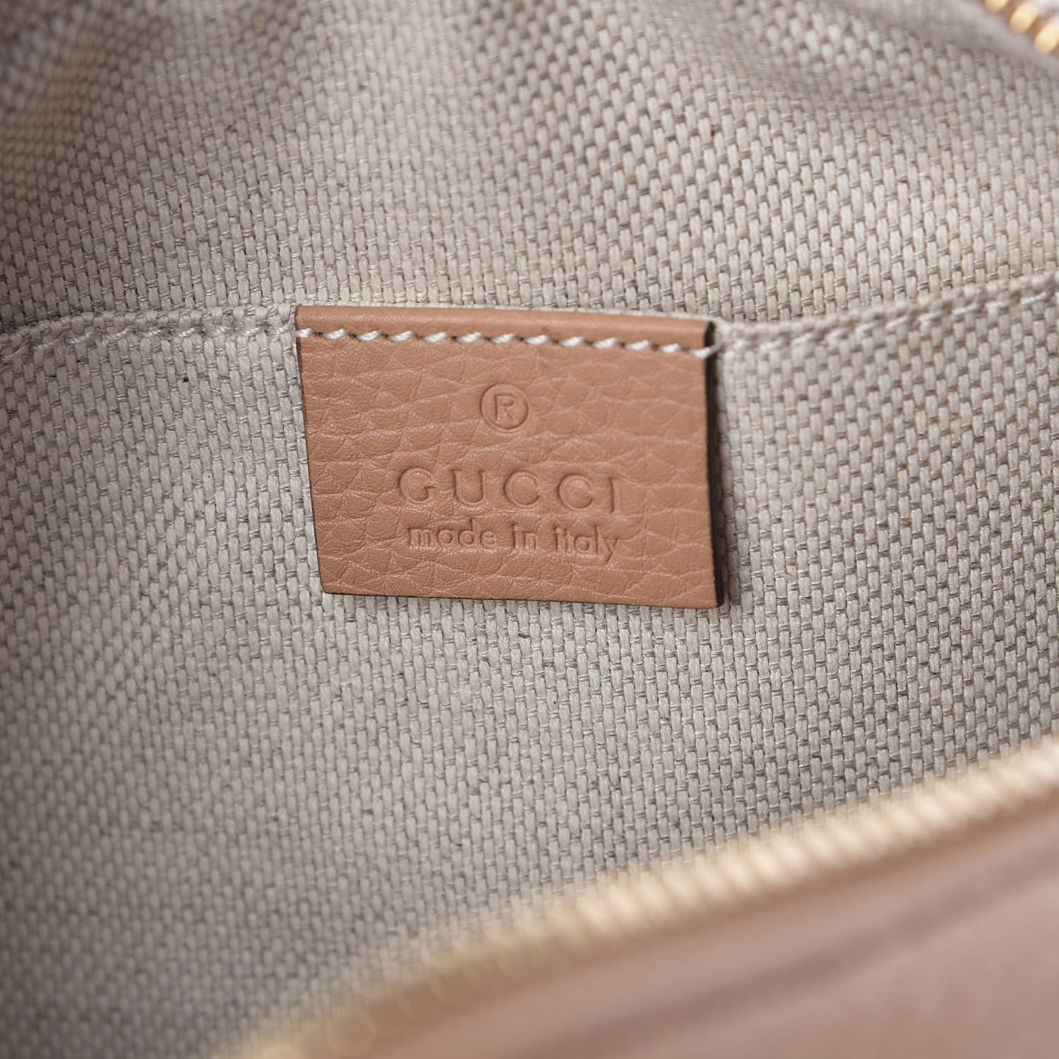 Gucci Pebbled Calfskin Small Soho Disco Bag Camelia 6 of 9