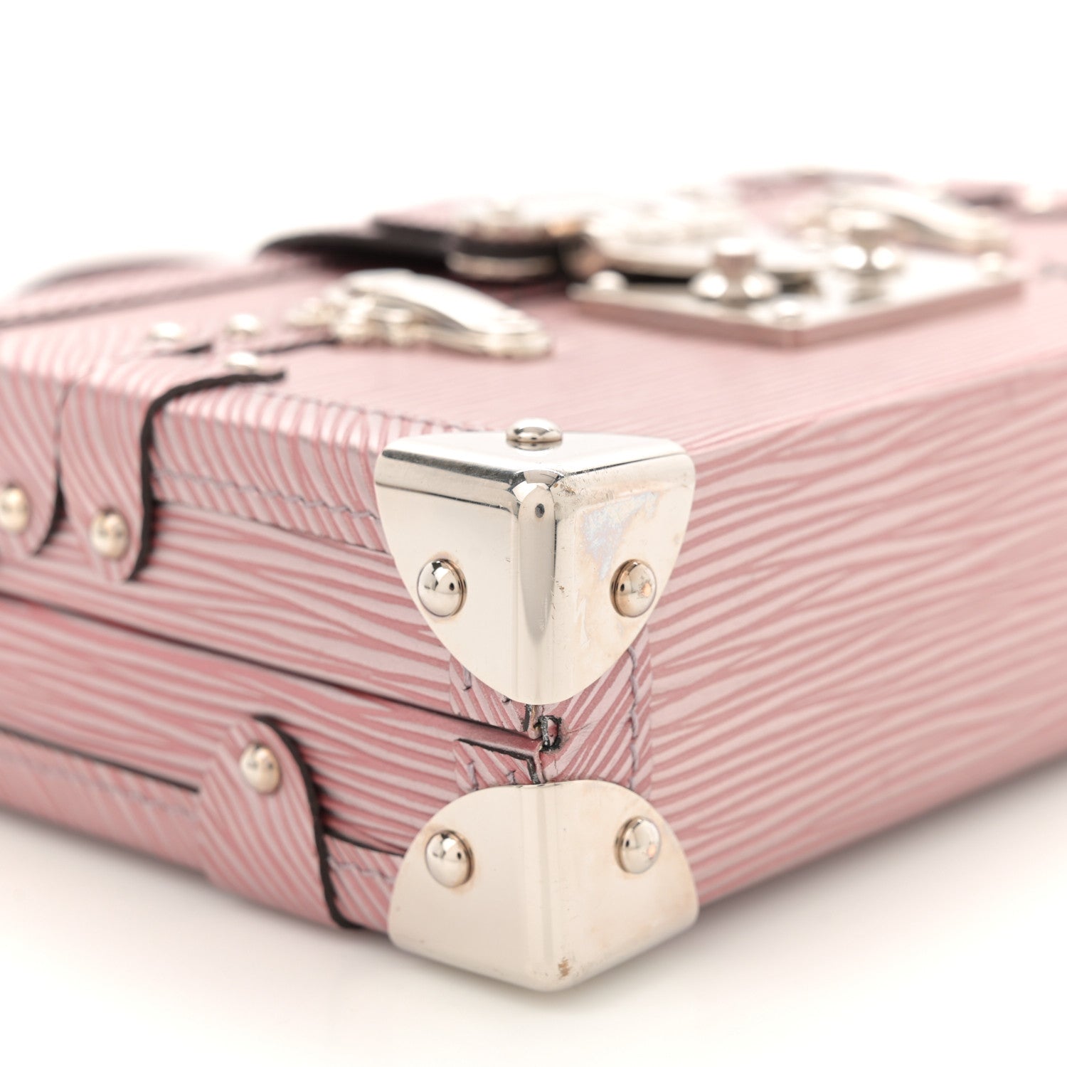 Louis Vuitton Epi Petite Malle Rose Gold 9 of 13