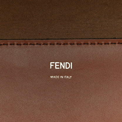 Fendi Vitello King Plexiglass Large Fendi Sunshine Shopper Tote Cuoio 5 of 10
