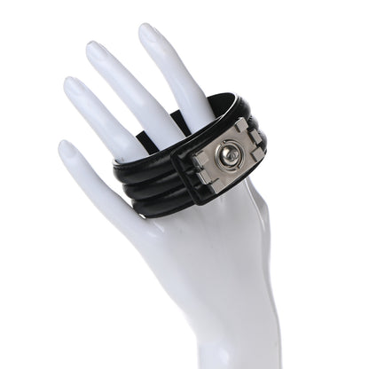 Chanel Calfskin CC Boy Bracelet L Black 2 of 6