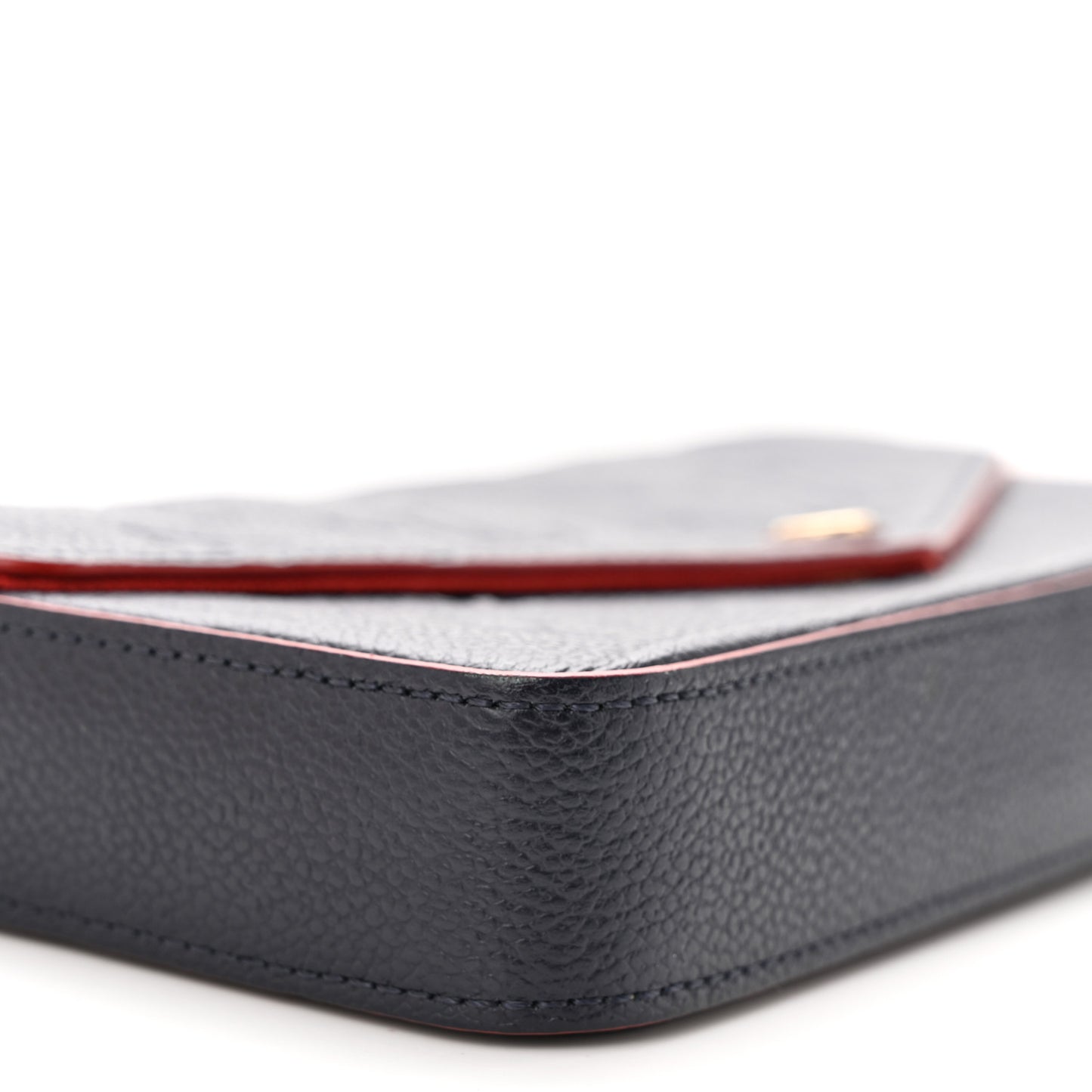 Empreinte Pochette Felicie Chain Wallet Marine Rouge