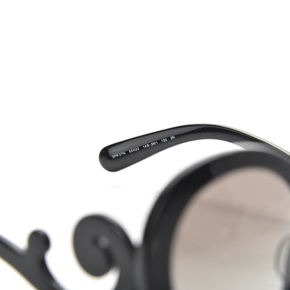 Prada Baroque Sunglasses SPR 27N Black 6 of 7