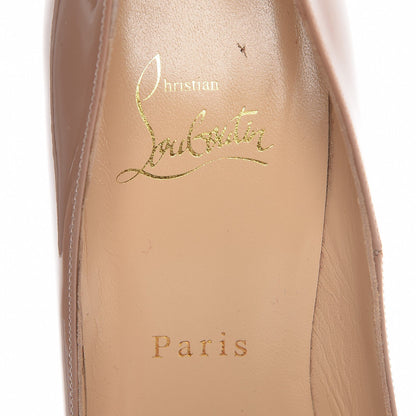 Christian Louboutin Patent So Kate 120 Pumps 38.5 Nude 6 of 9