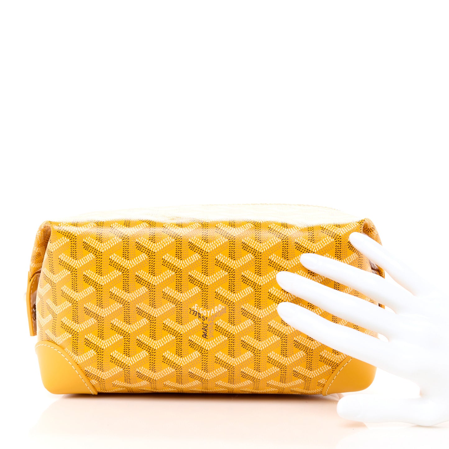 Goyardine Boeing 25 Trousse de Toilette Yellow