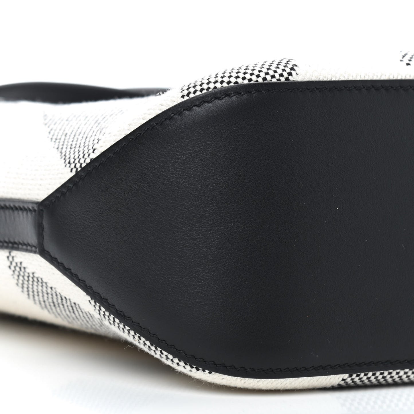 Swift H Canvas Cabas H En Biais 27 Black Ecru