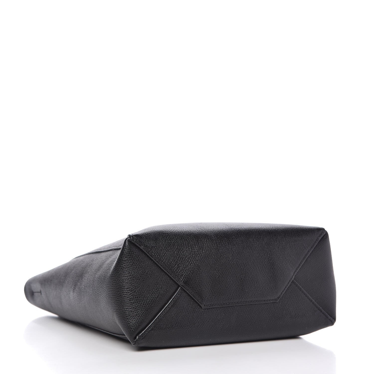 Celine Grained Calfskin Small Vertical Cabas Black 4 of 9
