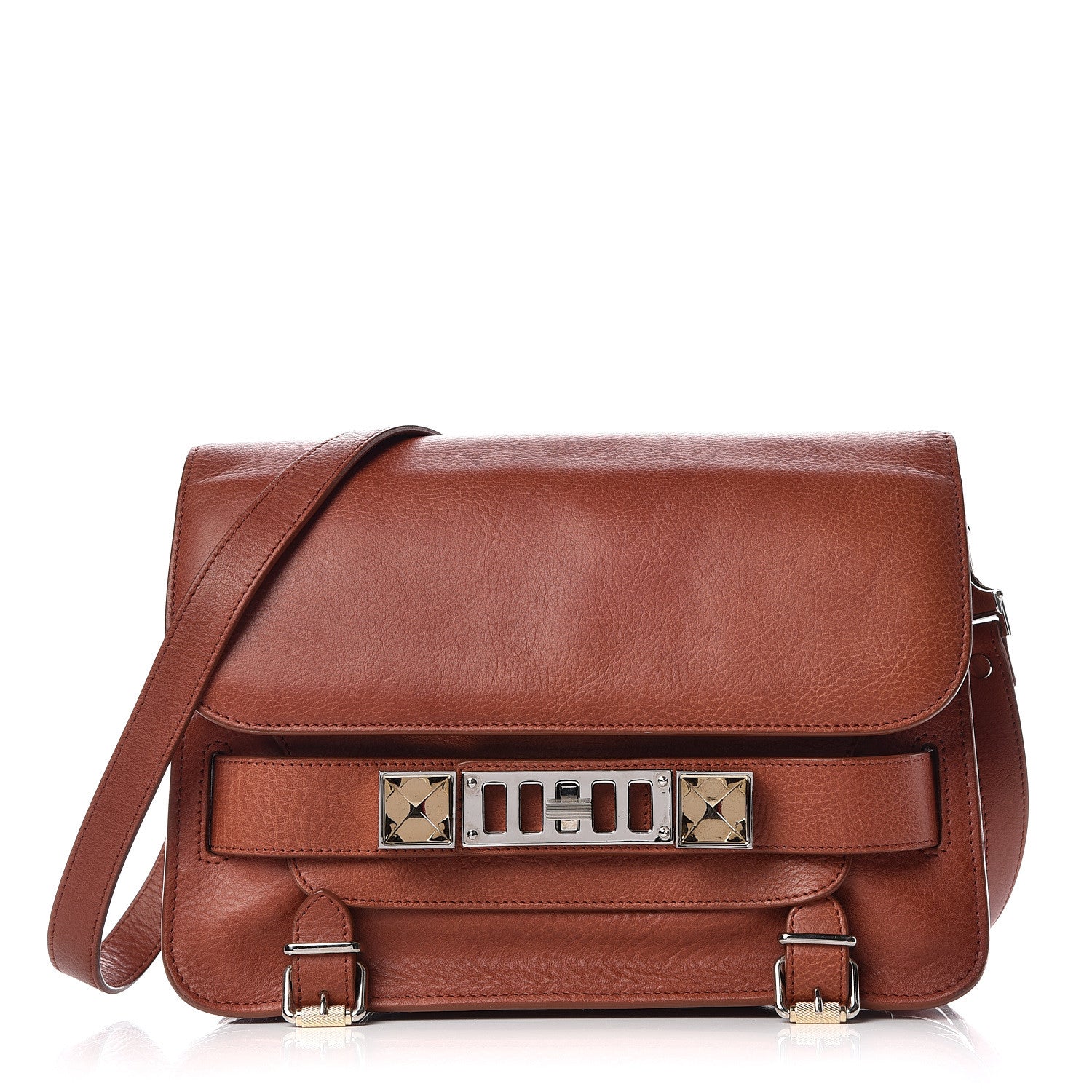 Proenza Schouler Calfskin PS11 Classic Shoulder Bag Saddle 1 of 14