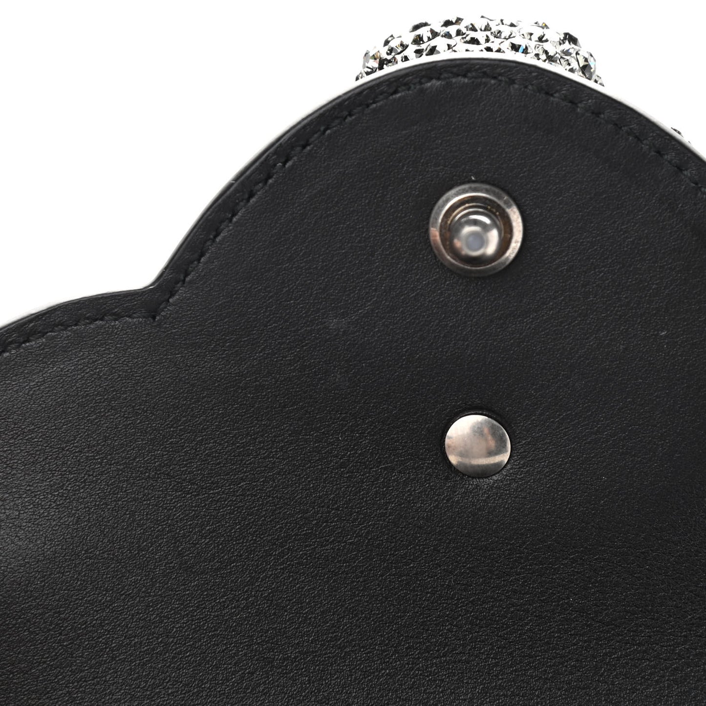 Calfskin Bamboo Mini Thiara Top Handle Bag Black