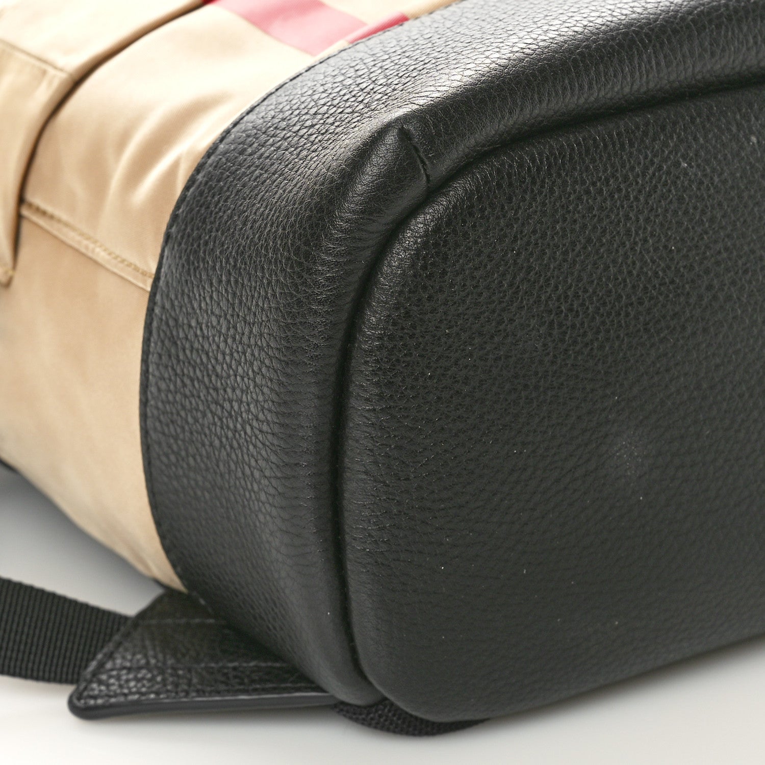 Burberry Econyl Logo Print Check Childrens Nico Backpack Archive Beige 8 of 9