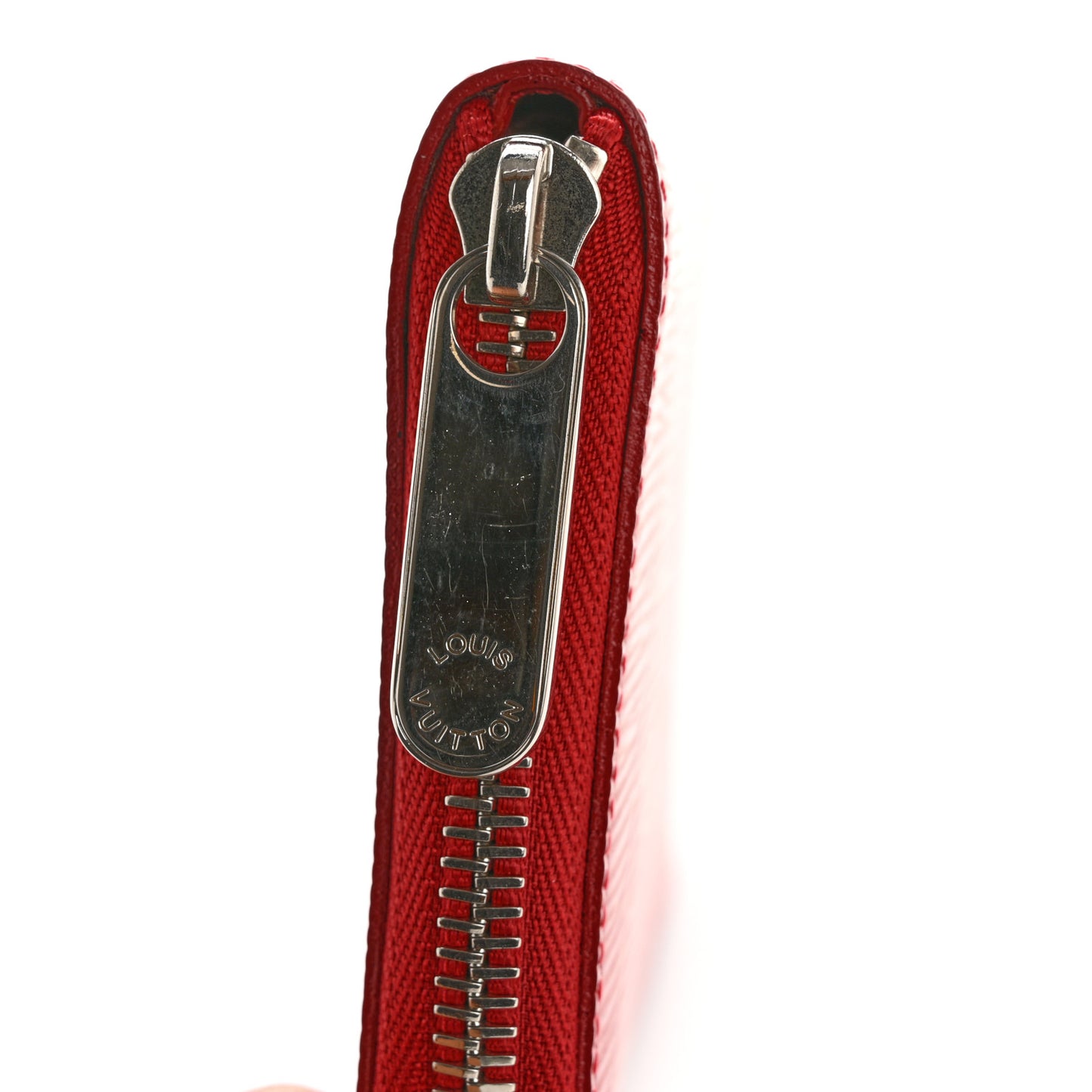 Epi Zippy Compact Wallet Carmine