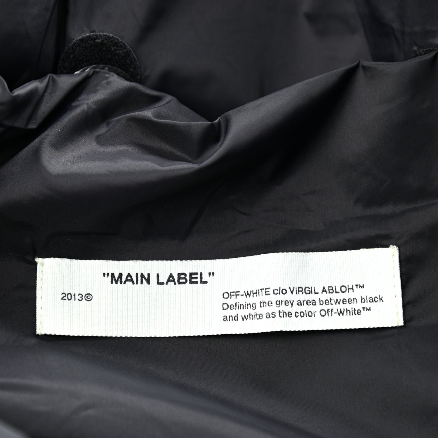 Nylon Industrial Puffy Backpack Black