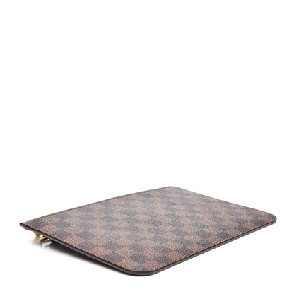 Louis Vuitton Damier Ebene Neverfull MM GM Pochette Rose Ballerine 3 of 8