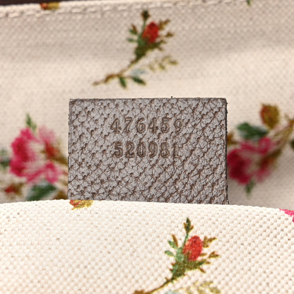 Gucci GG Supreme Monogram Calfskin Web Bowler Top Handle Bag 6 of 8