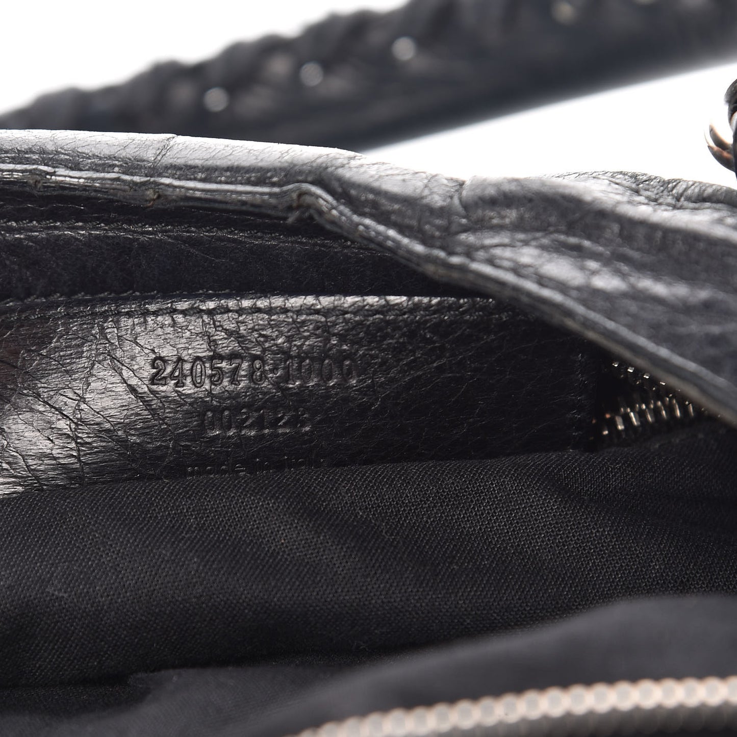 Agneau Giant 12 Silver Hardware Town Black