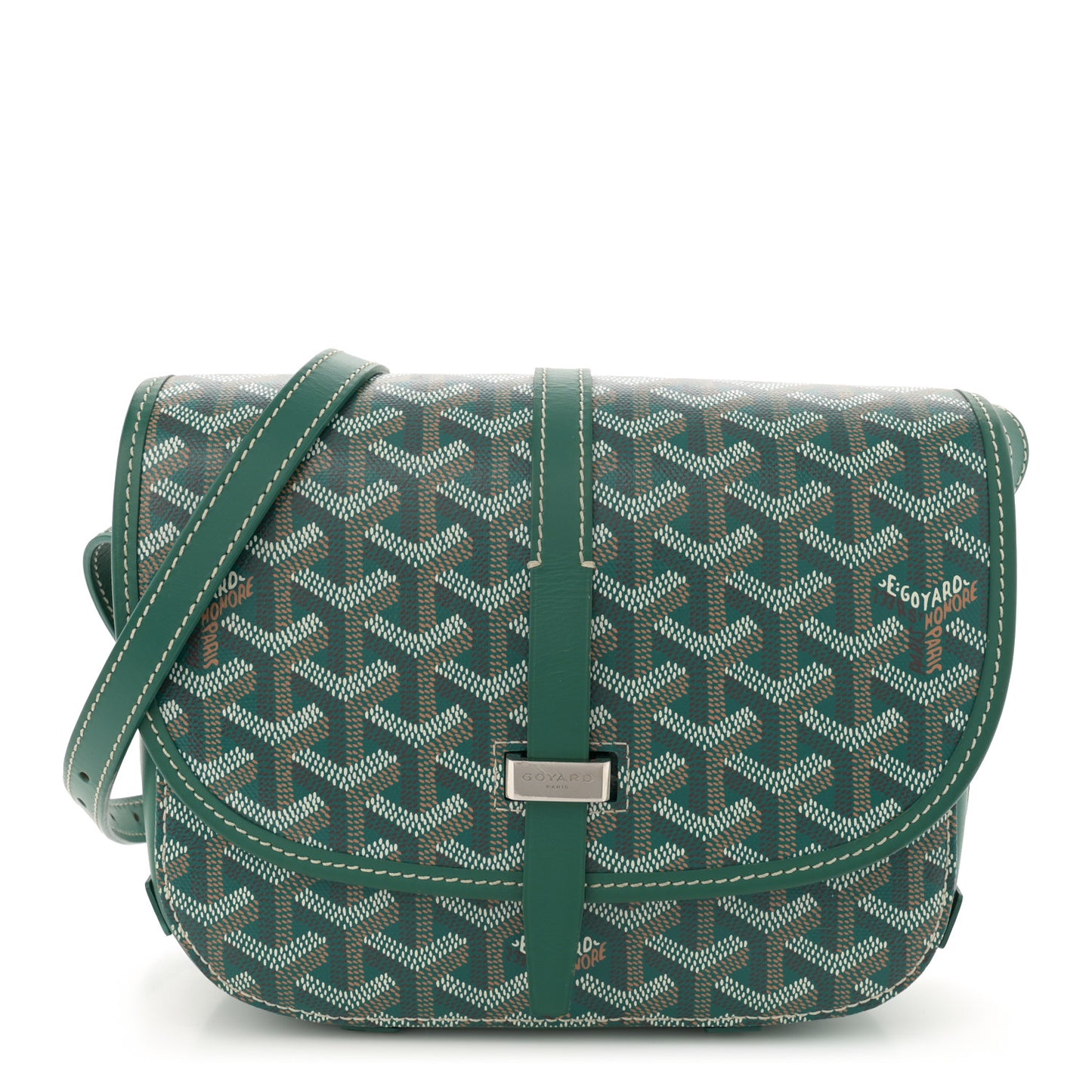 Goyardine Belvedere II PM Messenger Bag Green