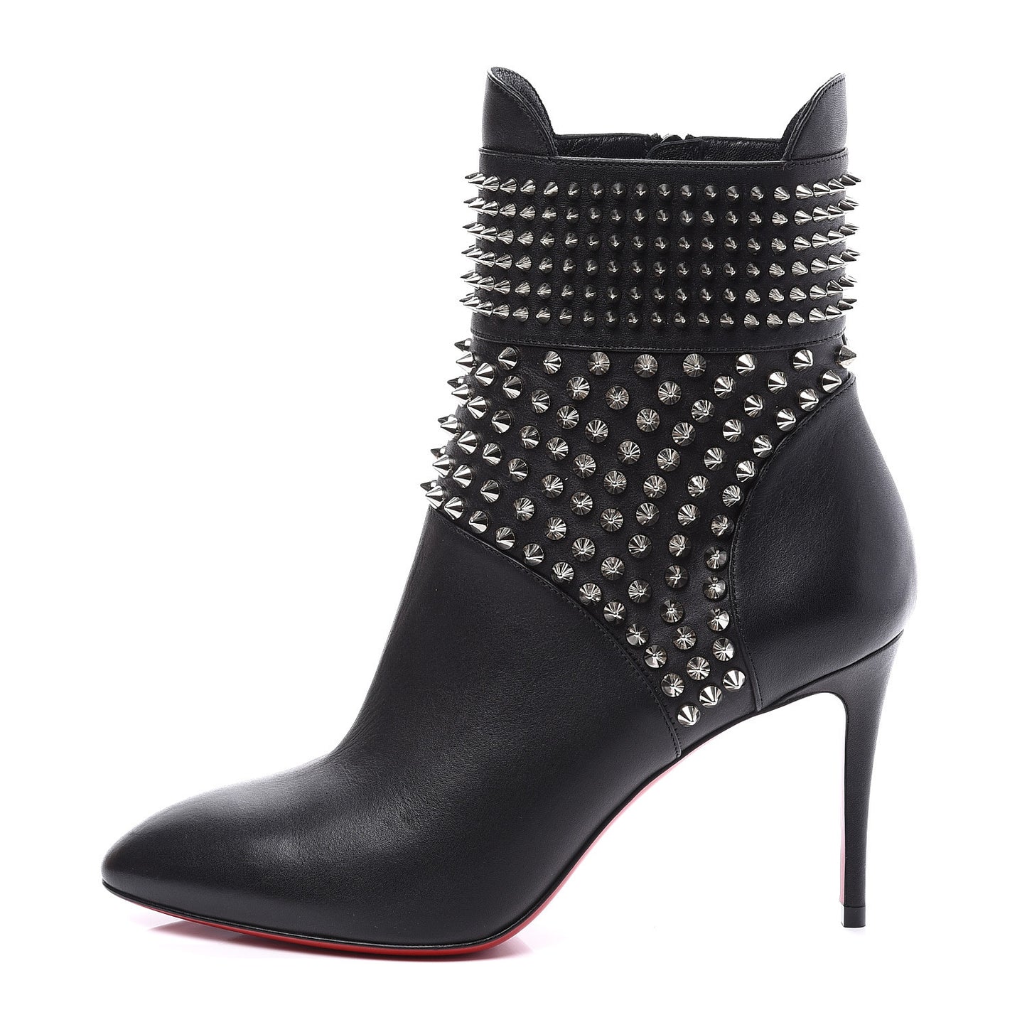Calfskin Hongroise 85 Ankle Boots 36.5 Black