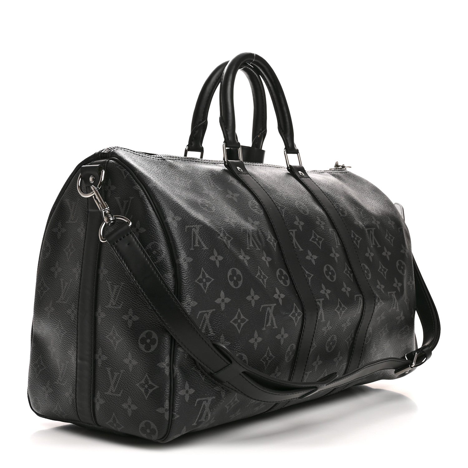 Louis Vuitton Monogram Eclipse Keepall Bandouliere 45 2 of 11
