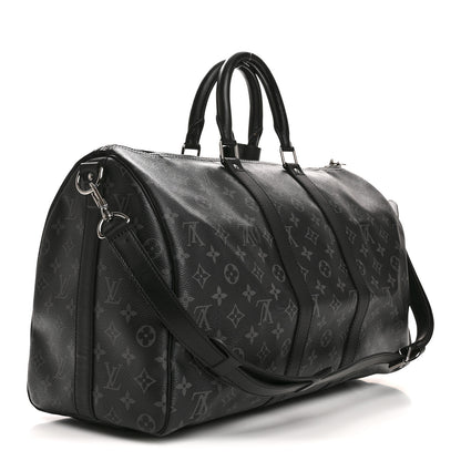 Louis Vuitton Monogram Eclipse Keepall Bandouliere 45 2 of 11