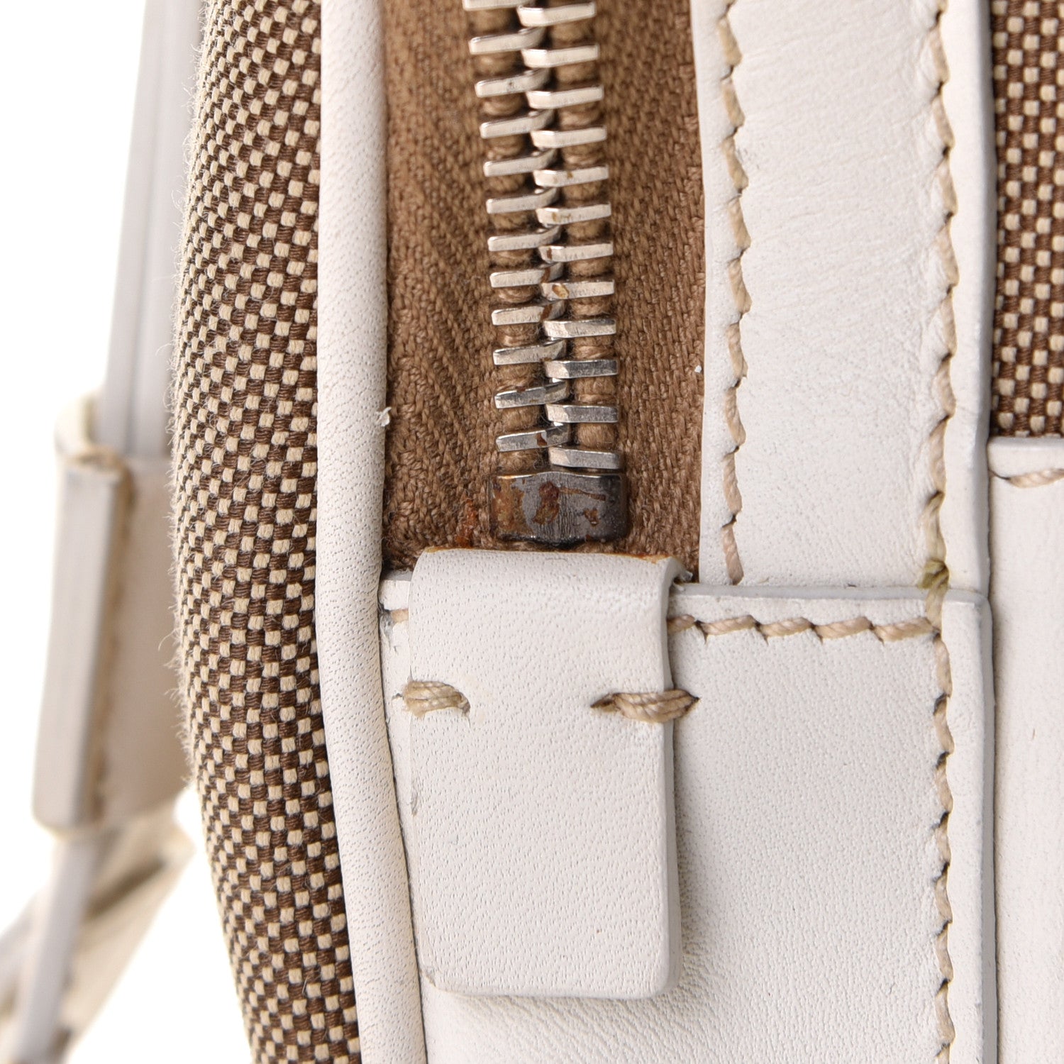 Prada Jacquard Logo Hobo White 15 of 15