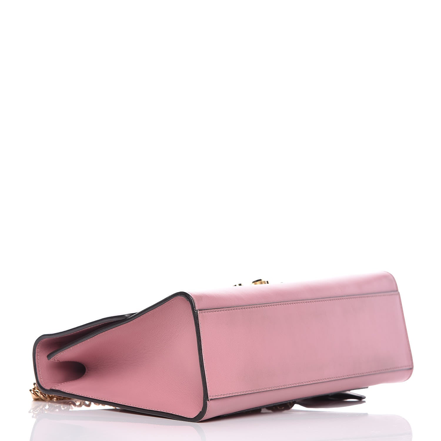 Gucci Moon Calfskin Medium Padlock Shoulder Bag Carmine Rose 4 of 14