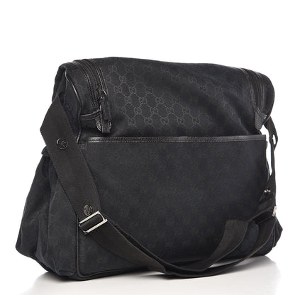 Gucci Monogram Large Diaper Bag Black 3 of 13