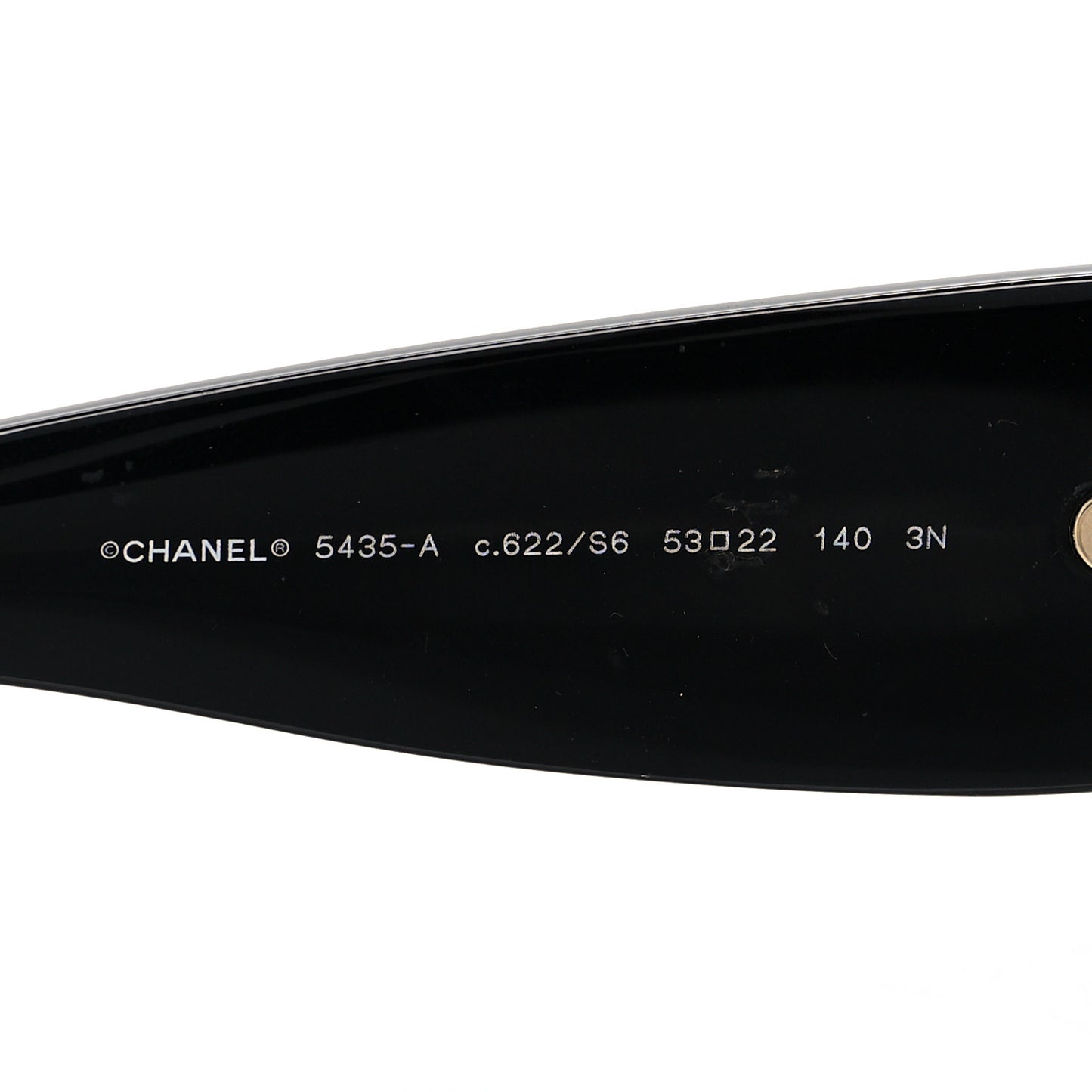 Acetate Rectangle Sunglasses 5435 Black