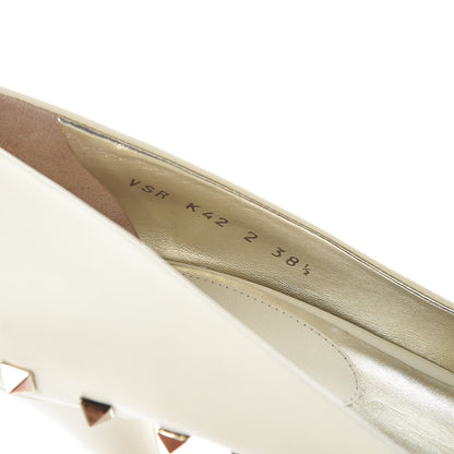 Valentino Garavani Nappa Rockstud Jaw Stud 100mm Pumps 38.5 Ivory 8 of 9