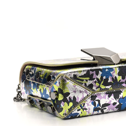 Jimmy Choo Metallic Calfskin Lockett Petite Shoulder Bag Multicolor 9 of 11