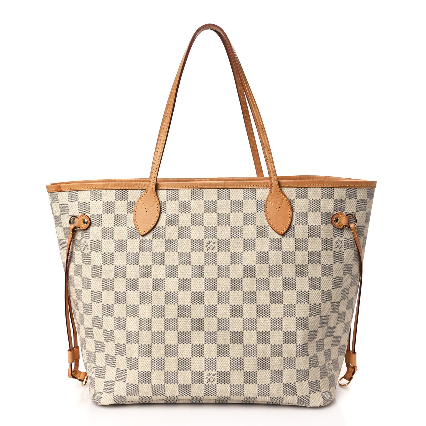 Damier Azur Neo Neverfull MM Rose Ballerine