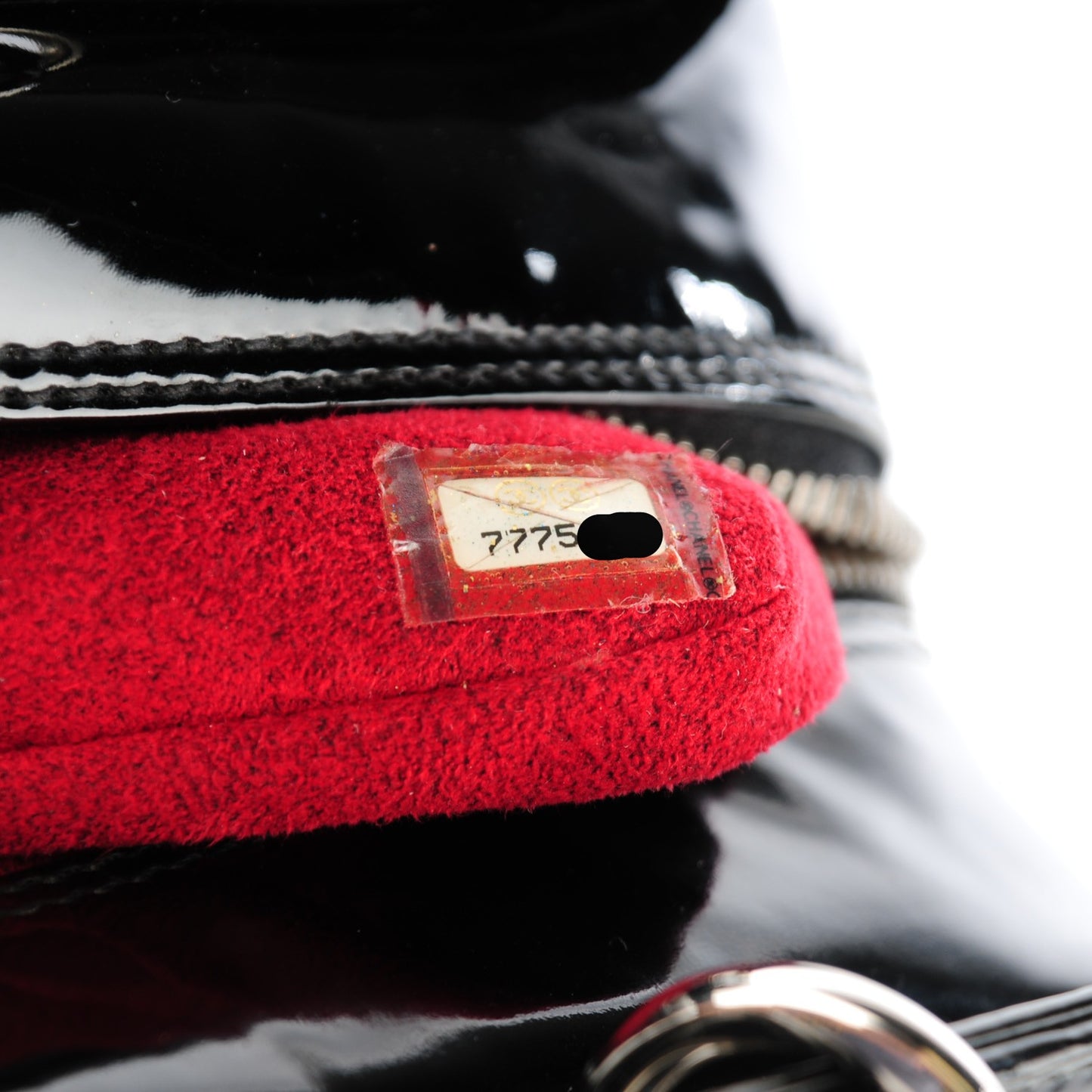 Patent Chocolate Bar Timeless CC Tote Black
