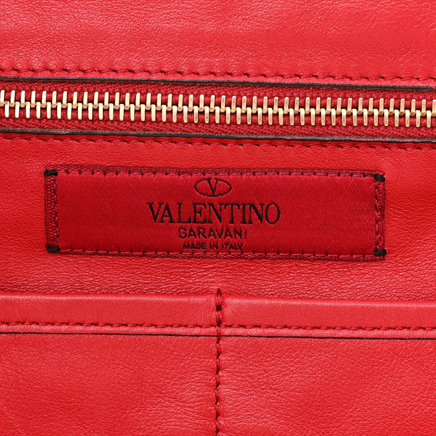 Valentino Garavani Vitello Medium Rockstud Tote Rosso Valentino 6 of 12
