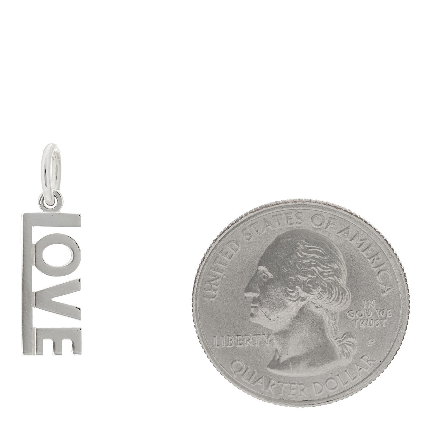 Sterling Silver LOVE Charm