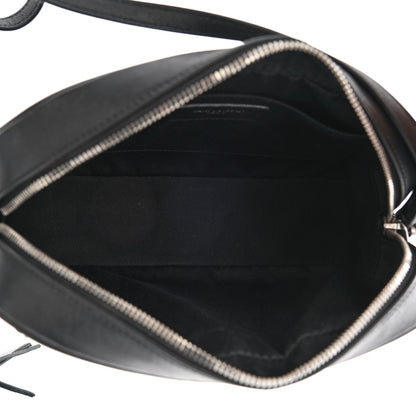 Saint Laurent Calfskin Studded Matelasse Monogram Lou Camera Bag Black 5 of 10