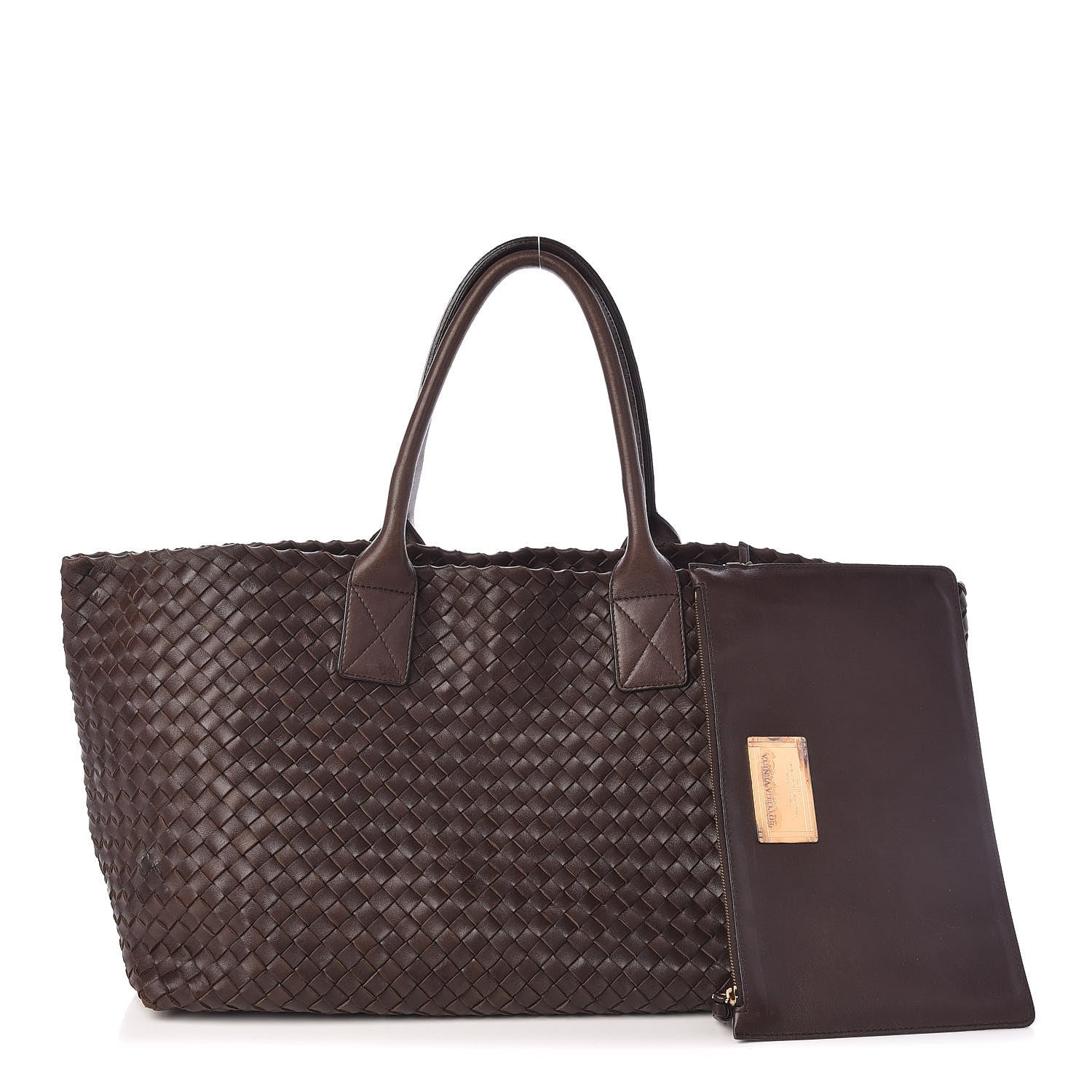 Bottega Veneta Nappa Intrecciato Medium Cabat Ebano 1 of 11