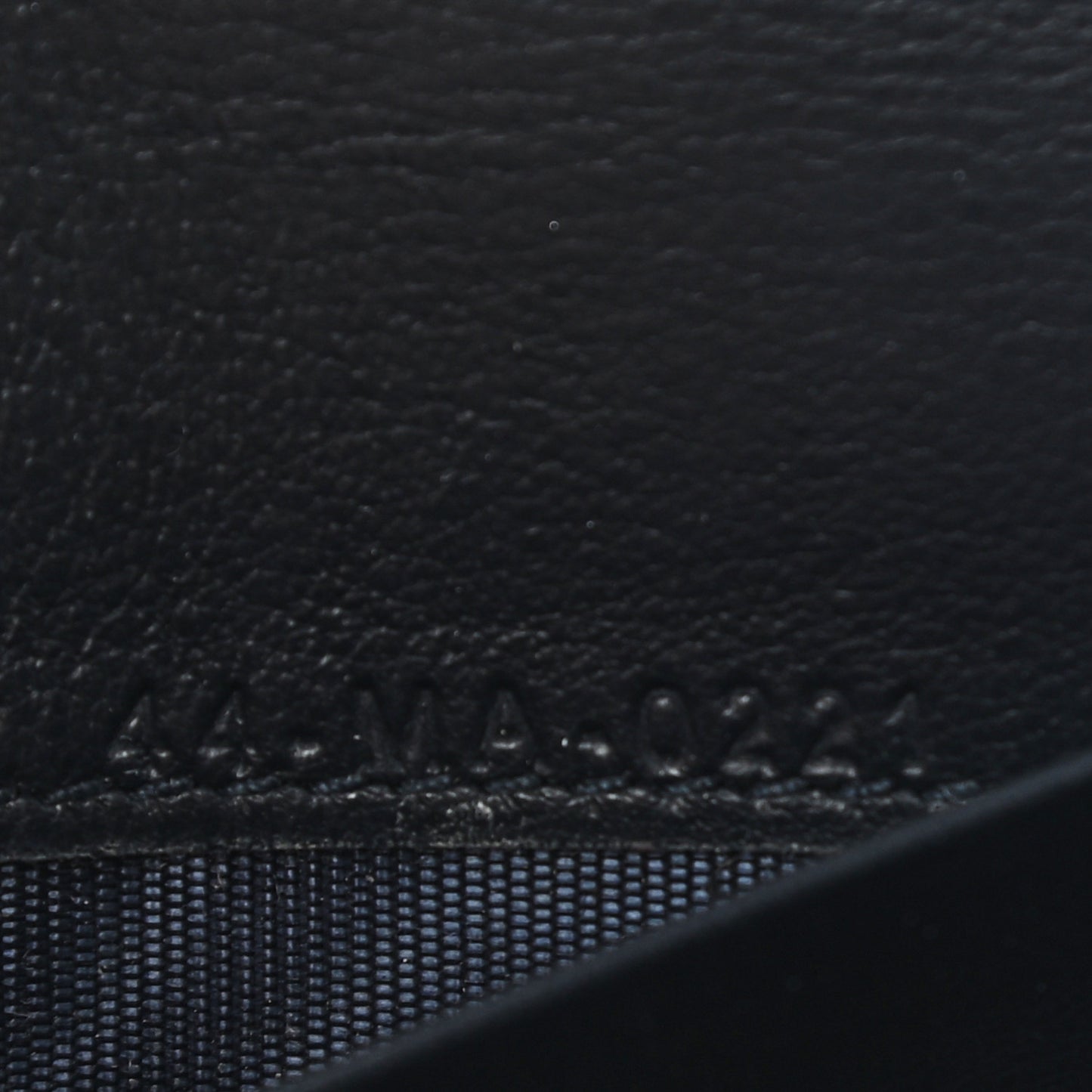 Oblique Saddle Card Holder Blue