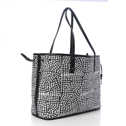 MCM Visetos Medium Reversible Shopper Tote Black 18 of 27