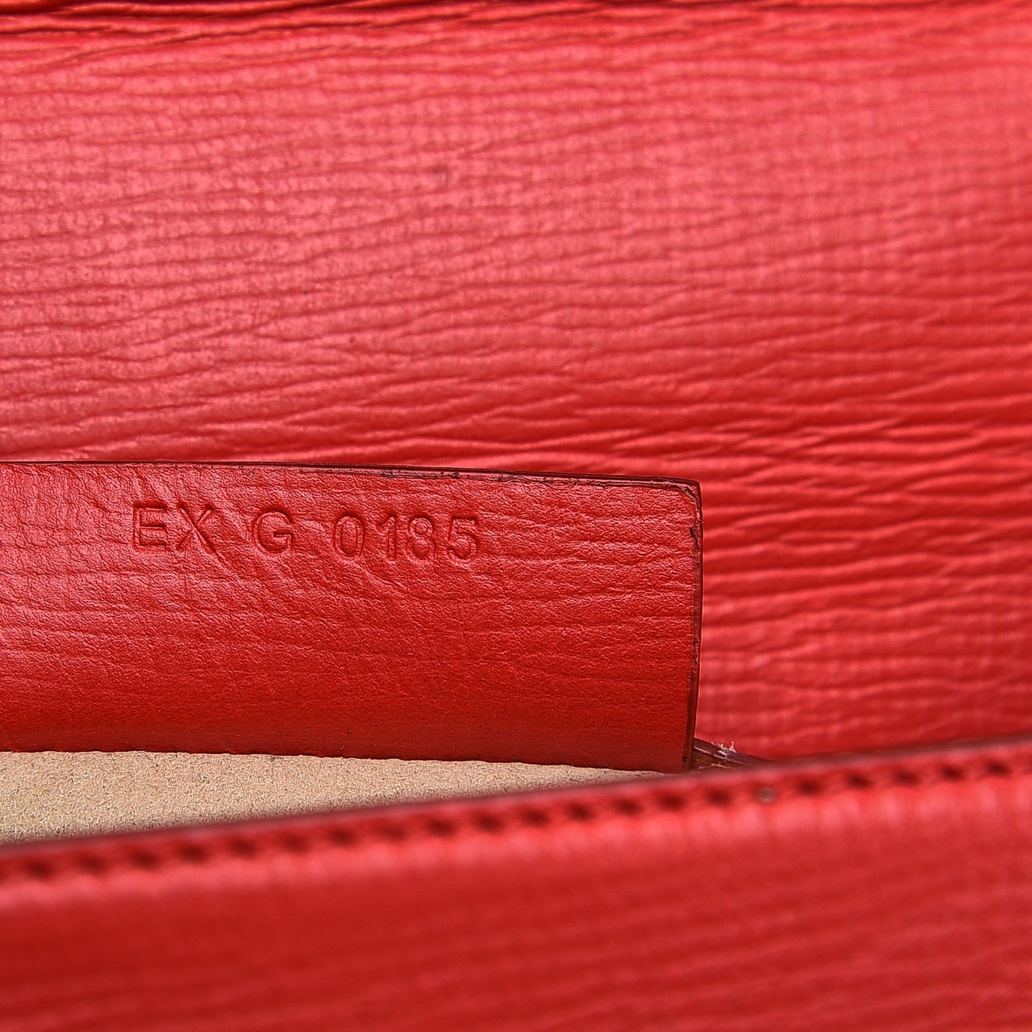 Textured Calfskin Mini Pandora Box Crossbody Bag Red