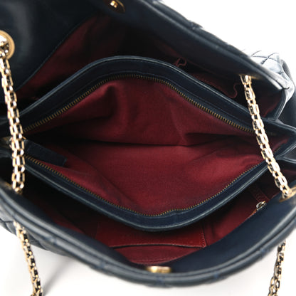 Chanel Calfskin Quilted Shoulder Bag Navy Blue 5 of 11