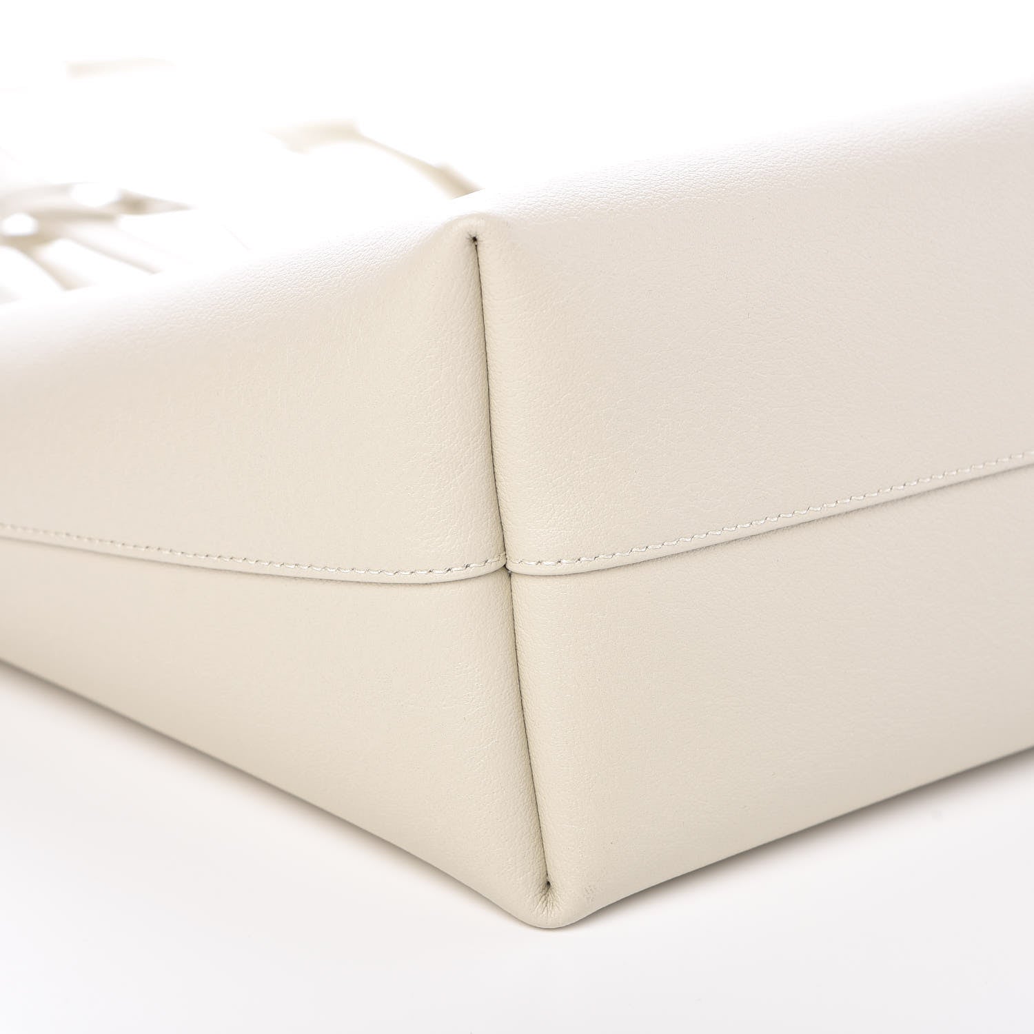 Saint Laurent Calfskin Large Shopping Tote Crema Soft 6 of 10