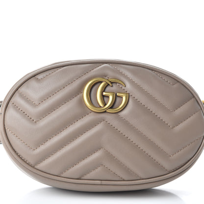 Gucci Calfskin Matelasse GG Marmont Belt Bag 85 34 Porcelain Rose 10 of 10