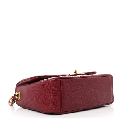 Chanel Caviar Quilted Chain Soul Flap Burgundy 4 of 10
