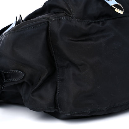 Prada Nylon New Vela Studded Messenger Black Astrale 8 of 9