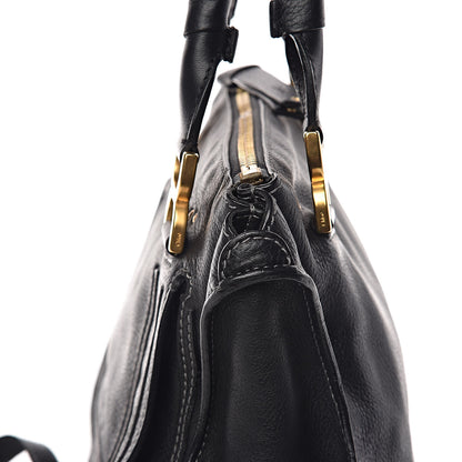 Chloe Calfskin Medium Marcie Satchel Black 12 of 13